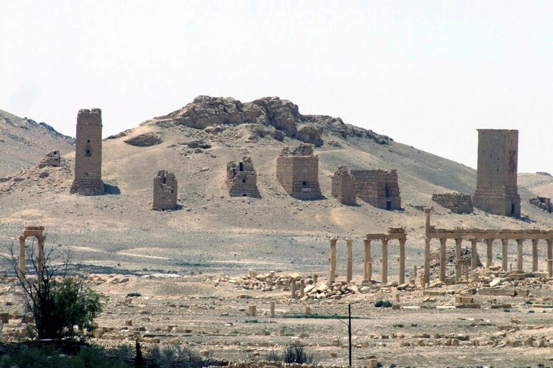 Un 'immagine recente delle rovine archeologiche di Palmira © ANSA/AP