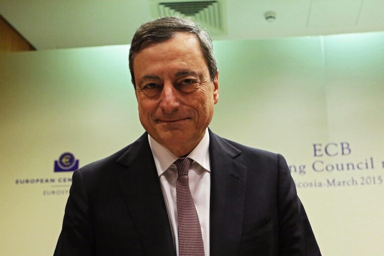 Mario Draghi a Nicosia © ANSA/EPA