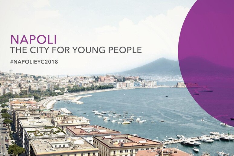 Il logo della candidatura di  'Napoli, Capitale Europea Giovani 2016 ' -     RIPRODUZIONE RISERVATA