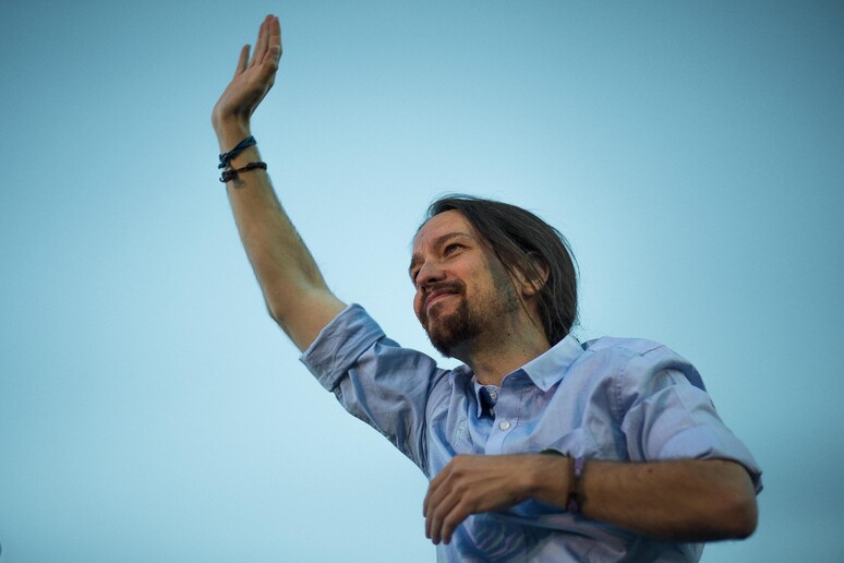 Il leader di Podemos Pablo Iglesias © ANSA/AP