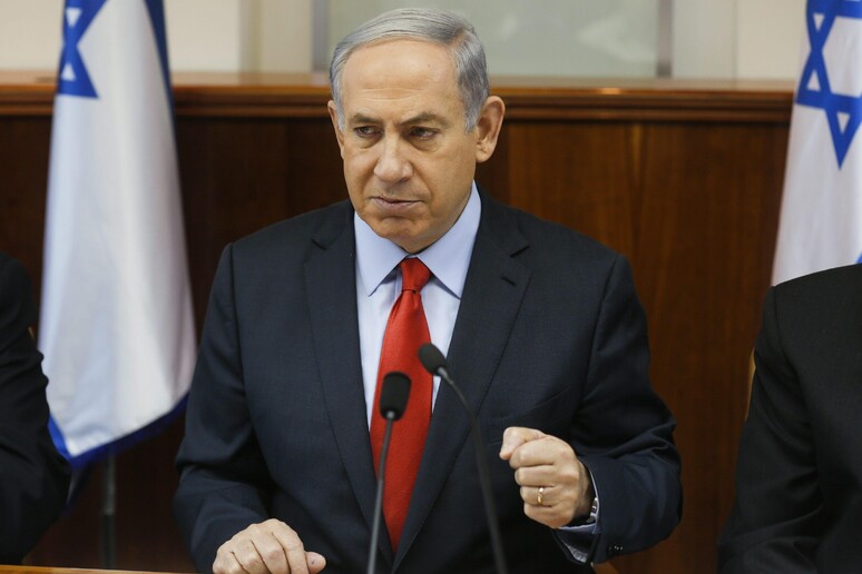Il premier israeliano Benyamin Netanyahu -     RIPRODUZIONE RISERVATA
