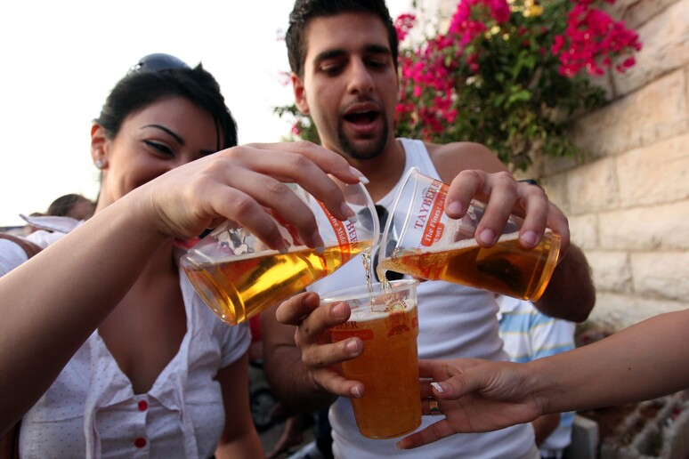 Un momento del Festival della Birra di Taybeh, Palestina. (foto di repertorio). -     RIPRODUZIONE RISERVATA