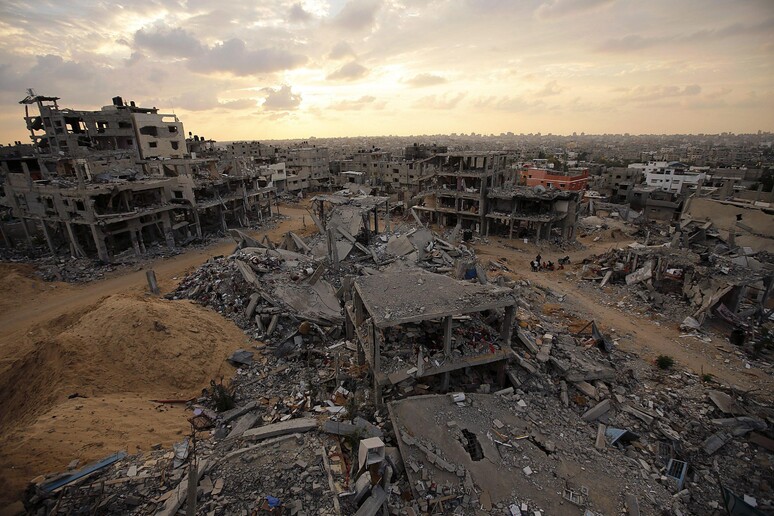 Un quartiere distrutto di Gaza -     RIPRODUZIONE RISERVATA