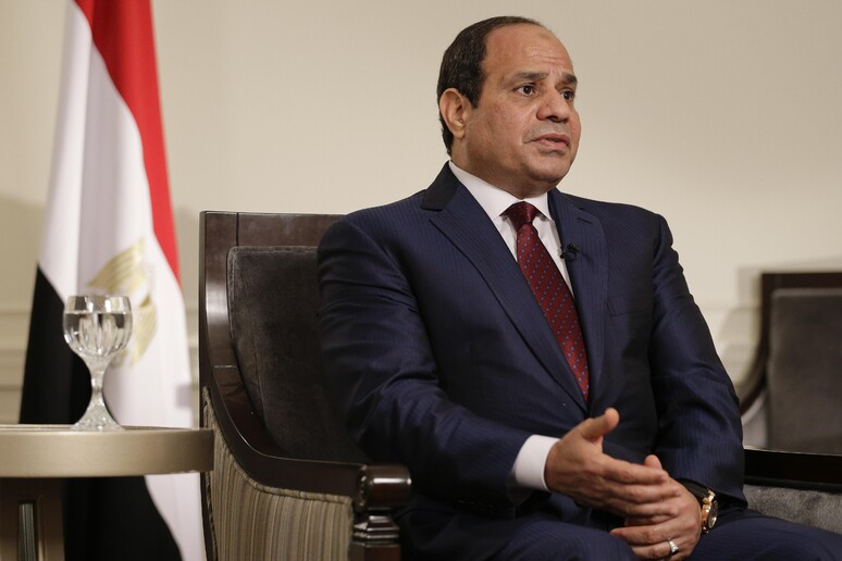 Il presidente egiziano Abdel Fattah Al Sisi © ANSA/AP