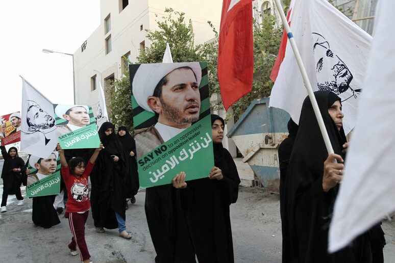 Protesta contro la detenzione di Ali Salman (archivio) -     RIPRODUZIONE RISERVATA