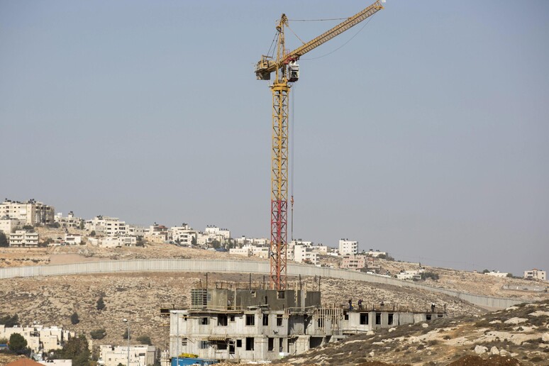 Lavori di costruzione in una zona di insediamenti ebraici in Cisgiordania -     RIPRODUZIONE RISERVATA
