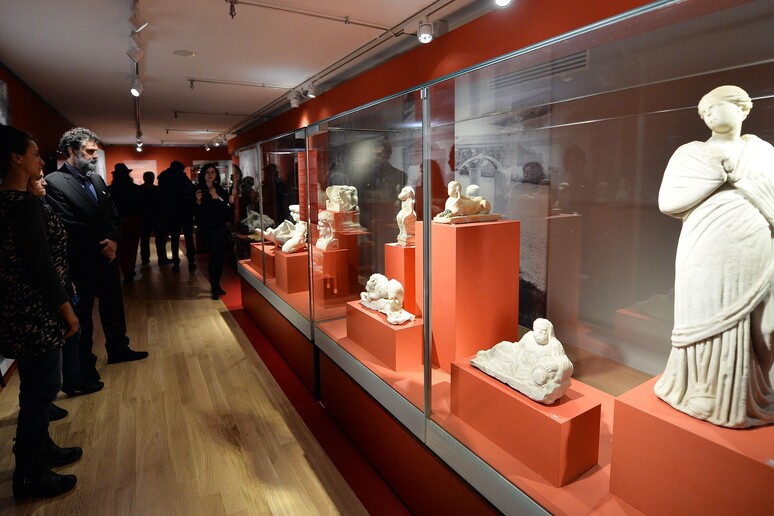 Alcune opere della mostra "Il Nilo a Pompei" al Museo Egizio di Torino -     RIPRODUZIONE RISERVATA