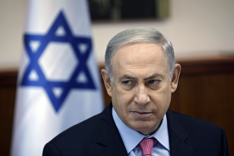 Il premier israeliano Benjamin Netanyahu -     RIPRODUZIONE RISERVATA