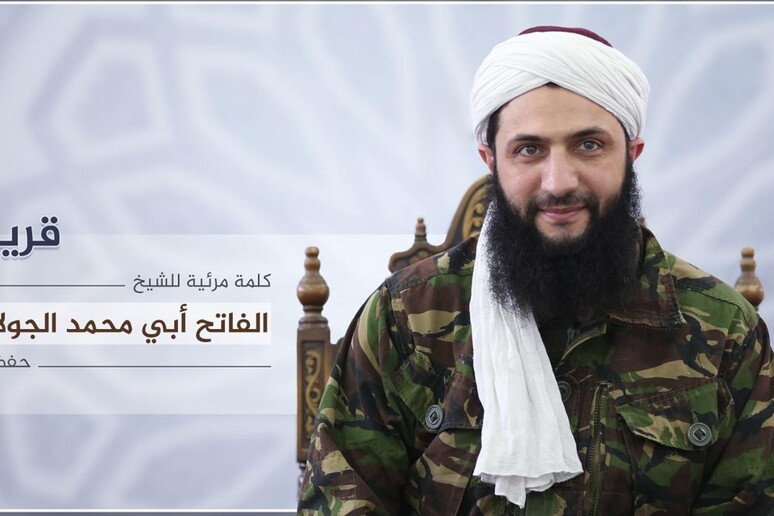 Mohammed al-Golani, il leader del Fronte al Nusra che ieri ha annunciato di avere rotto i legami con al Qaida © ANSA/AP