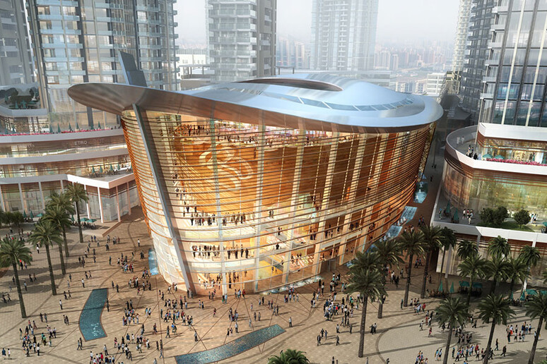 La nuova Dubai Opera House a forma di  ' 'dhow ' ', la tradizionale barca emiratina -     RIPRODUZIONE RISERVATA