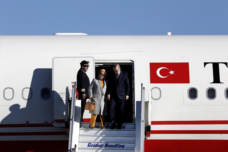 Turkish President Recep Tayyip Erdo?an visit Athens © ANSA/EPA