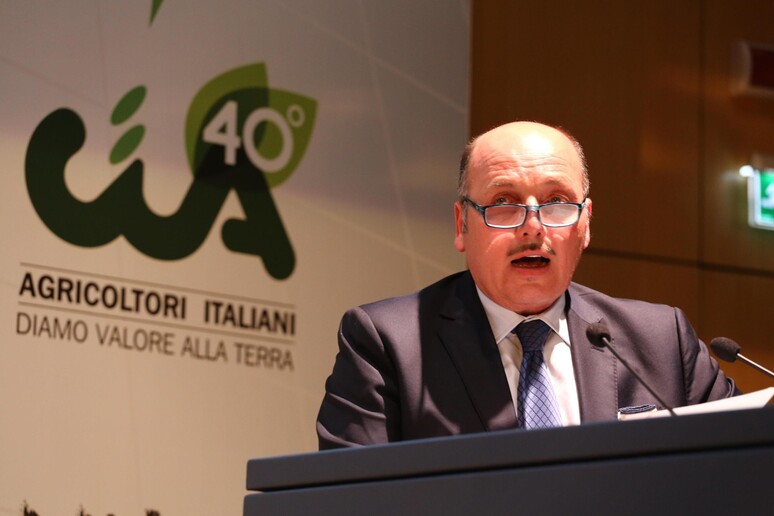 Il presidente della Cia-Agricoltori Italiani, Dino Scanavino - RIPRODUZIONE RISERVATA