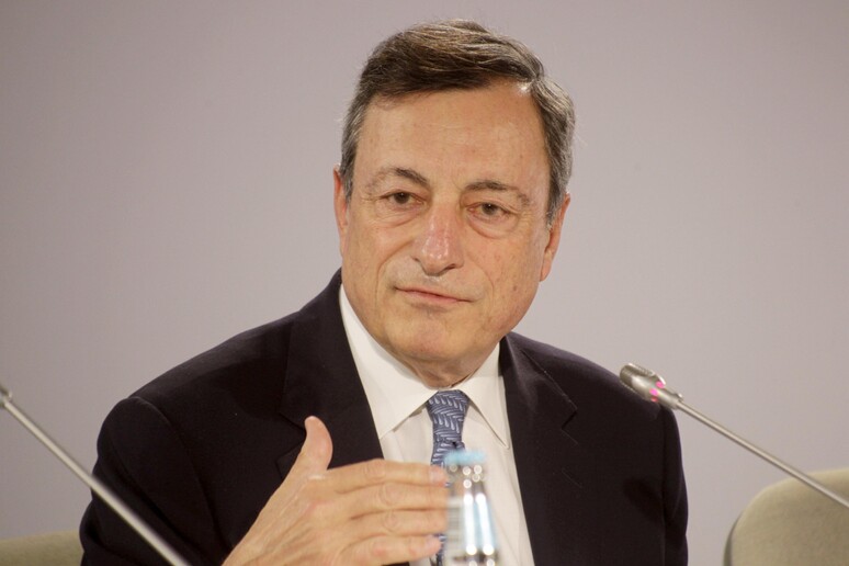 Mario Draghi in una recente immagine © ANSA/EPA