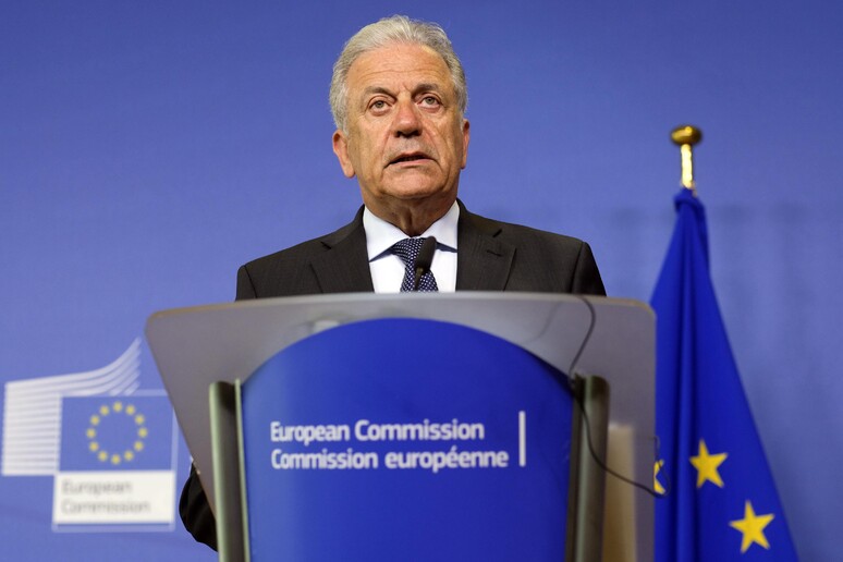 Il commissario europeo alle Migrazioni Dimitris Avramopoulos © ANSA/EPA
