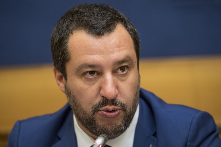 Il ministro dell 'Interno e vice premier Matteo Salvini - RIPRODUZIONE RISERVATA