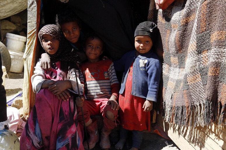 Save the Children, 1,5 mln bambini sfollati in Yemen © ANSA/EPA