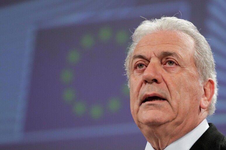Il commissario Ue alla Migrazione Dimitris Avramopoulos © ANSA/EPA