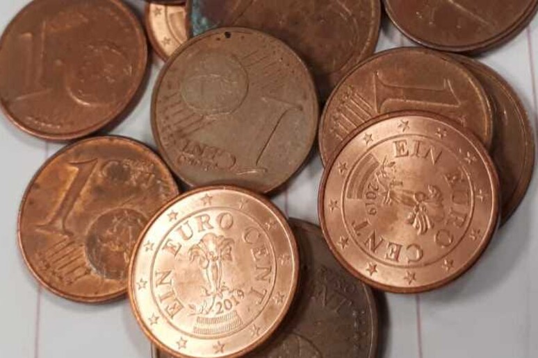 Monete da un centesimo - RIPRODUZIONE RISERVATA