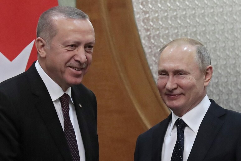 Summit Russia-Turchia-Iran a Sochi sui negoziati per la pace in Siria © ANSA/EPA