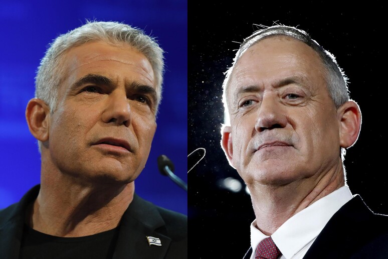 Israele: accordo anti Netanyahu, Gantz e Lapid uniti © ANSA/EPA