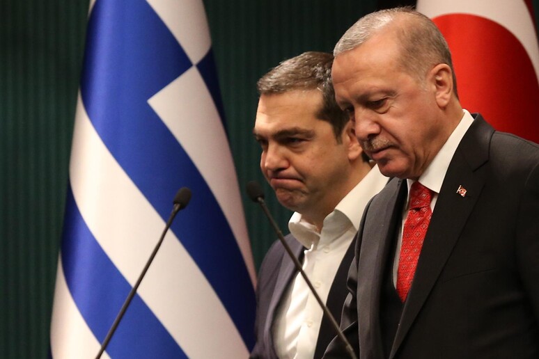 Greek Prime Minister Alexis Tsipras visits Turkey © ANSA/EPA