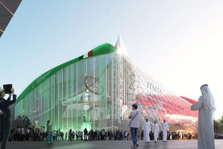Il Padiglione che rappresenterà l 'Italia a l 'Expo 2020 di Dubai -     RIPRODUZIONE RISERVATA