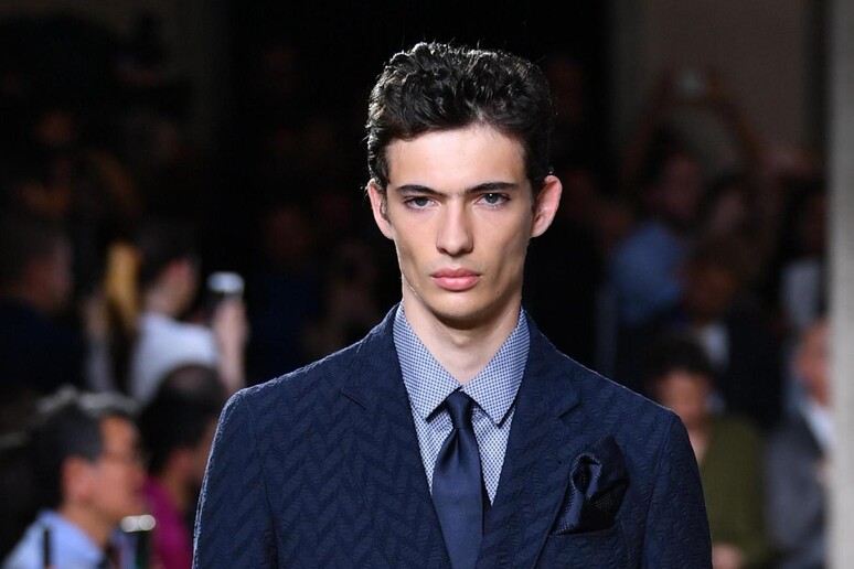 Milan Fashion Week: Spring Summer 2020 Men 's collections; Armani -     ALL RIGHTS RESERVED