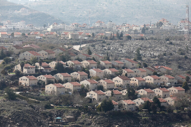 Un insediamento israeliano in Cisgiordania © ANSA/EPA