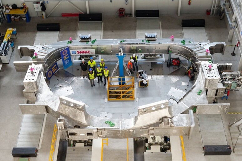 Completato il primo supermagnete italiano destinato al reattore ITER (fonte: SIMIC, F4E) - RIPRODUZIONE RISERVATA