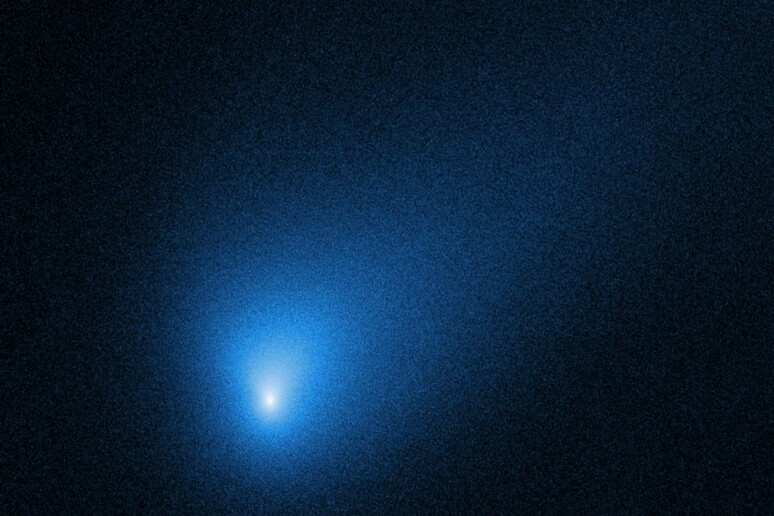 La cometa 2I/Borisov fotografata dal telescopio spaziale Hubble (fonte: NASA, ESA, D. Jewitt/UCLA) - RIPRODUZIONE RISERVATA