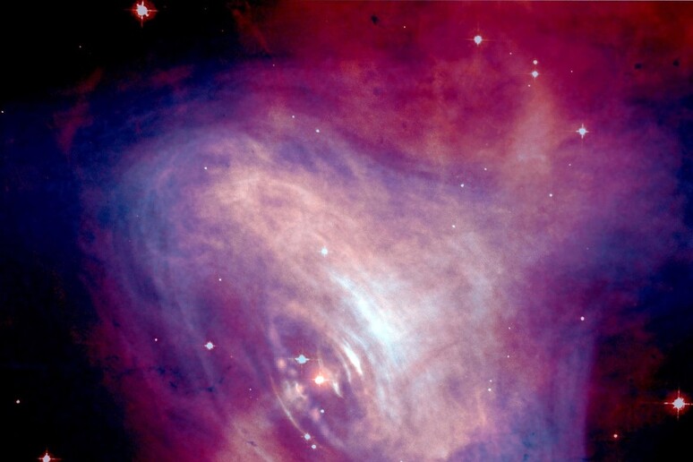 Immagine d’archivio della nebulosa del Granchio (fonte: Optical: NASA/HST/ASU/J. Hester et al. X-Ray: NASA/CXC/ASU/J. Hester et al.) - RIPRODUZIONE RISERVATA