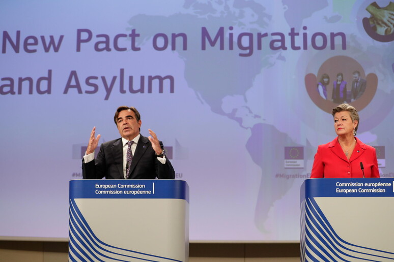 New Pact for Migration and Asylum 's press conference © ANSA/EPA