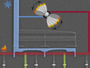 Rappresentazione grafica del circuito superconduttore che genera elettricità direttamente dal calore (fonte: CNR-Nano) (ANSA)