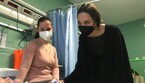 Angelina Jolie vista bimbi ucraini all'Ospedale Bambino Gesù (ANSA)