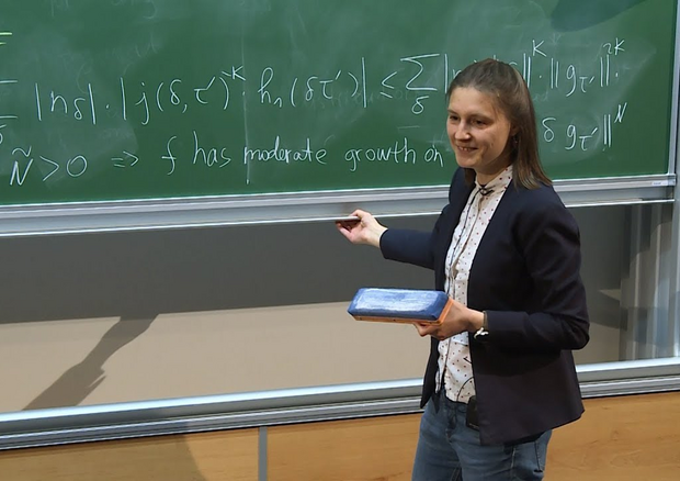 La matematica ucarina Maryna Viazovska, del Politecnico di Losanna, vincitrice della medaglia Fields 2022 © Ansa