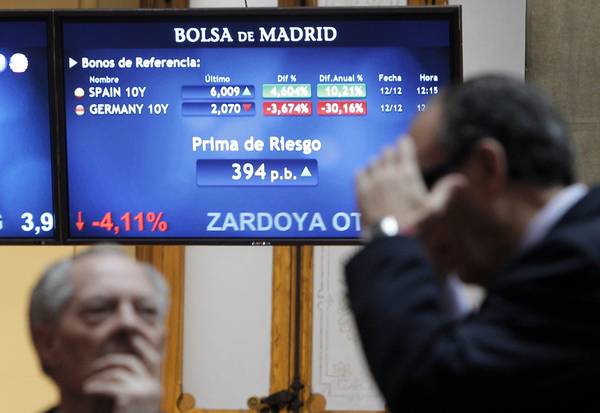 Spain, heading for second recession in three years