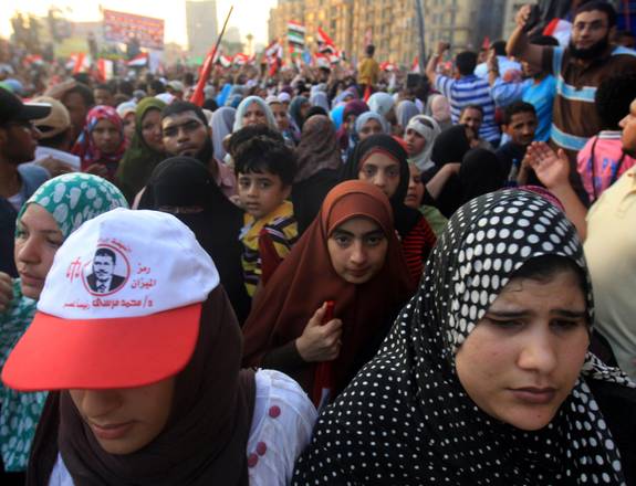 Women in Tahrir Square, Cairo