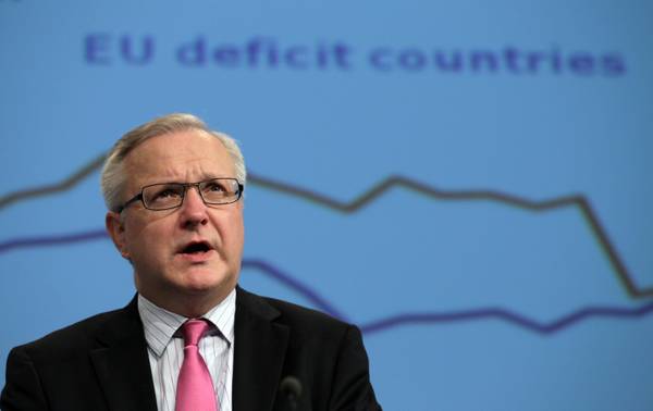 European Union's Economic Affairs Commissioner Olli Rehn