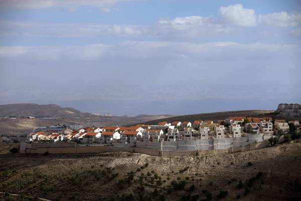 A view of the West Bank Jewish settlement of Maale Adumim