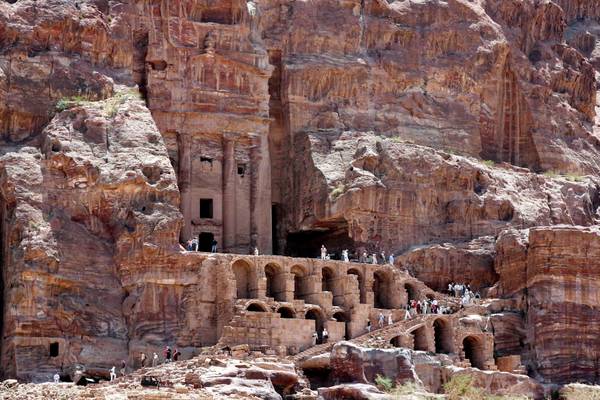 The Nabataean Urn Tomb in Petra, Jordan