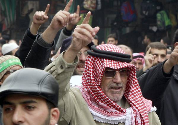 Hundreds of Islamists rallied in Amman