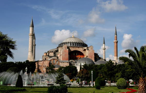Hagia Sofia basilica in Istanbul