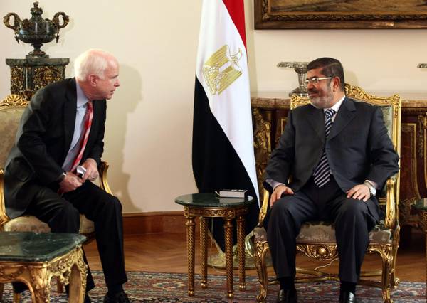 US Senator John McCain visits Egypt