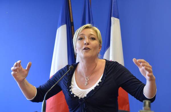 Marine Le Pen, leader of French far-right political party National Front (FN)
