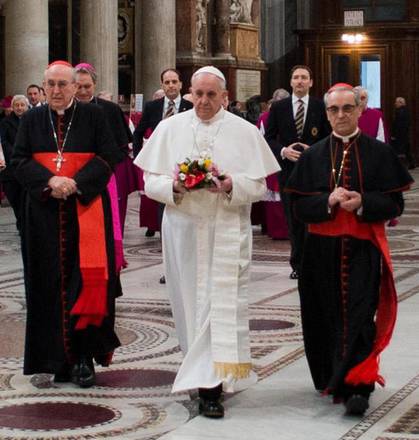 POPE: FRANCIS PRAYS AT ROME'S SANTA MARIA MAGGIORE