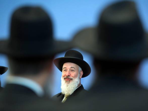 Israeli Chief Ashkenazi Rabbi Yonah Metzger (archive)