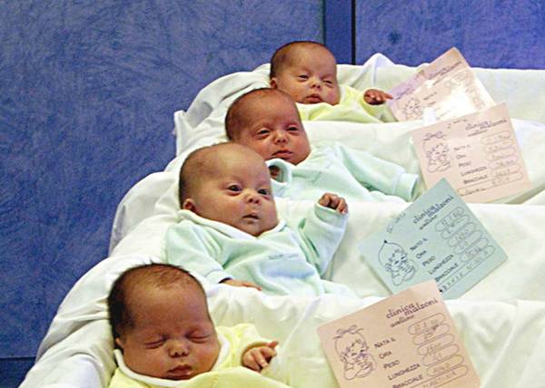 The number of births fell in Greece due to the country's financial crisis