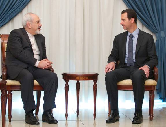 Il presidente siriano Assad incontra oggi il ministro iraniano Javad Zarif