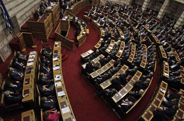 Il dibattito sul Bilancio al Parlamento greco