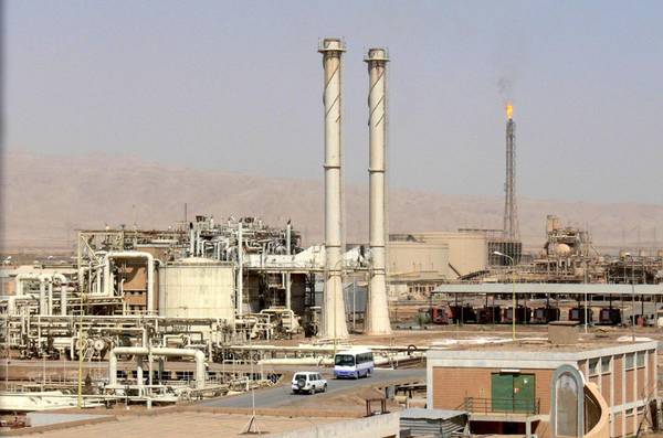 Oil refinery in Baiji, Iraq